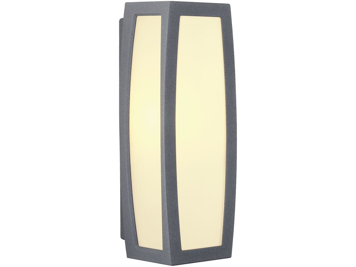 Wandleuchte SLV MERIDIAN BOX, E27 20W IP54 HF anthrazit
