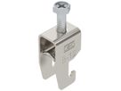 Schnellverleger BET 2056 U-Fuss Metall 8…12mm 1×Kabel A4 1.4571