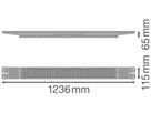 LED-Deckenleuchte LEDVANCE LOW BAY FLEX 73W 11315lm 840 IP23 1236mm 60°