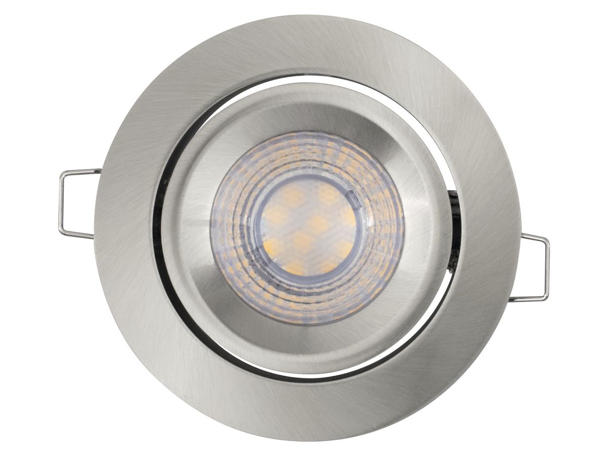 EB-LED-Downlight LDV SPOT SET 3×4.9W 380lm 2700K Nickel