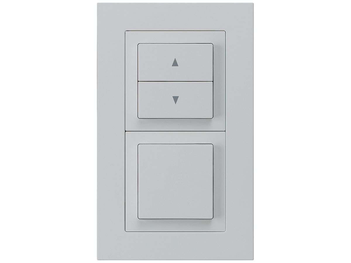 UP-Kombination kallysto.pro Gr.I-I vertikal Storenschalter+Schalter S3 lichtgrau