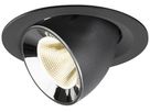 LED-Downlight SLV NUMINOS GIMBLE M 12W 1900lm 4000K NB DALI Ø120 sz/cr