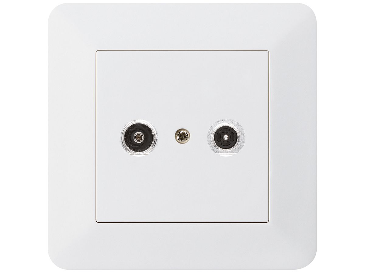 UP-Antennendose kallysto.trend R/TV 19dB 2GHz weiss