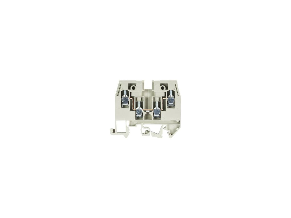 Durchgangs-Reihenklemme WK 0.5…6mm² 32A 4×Schraub.1 Et.Schiene TH35/G32 hgu