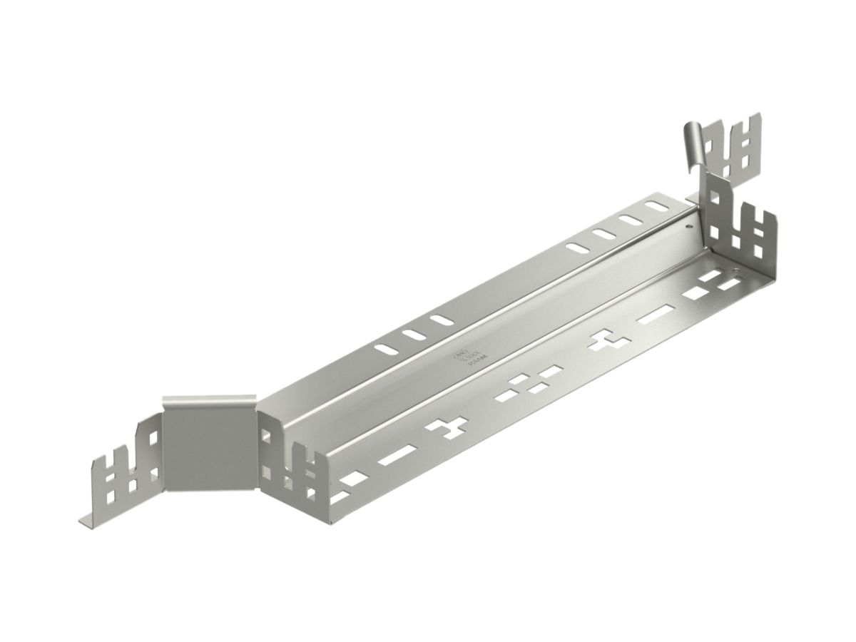 Anbau-Abzweigstück Bettermann mit Schnellverbindung 60×400mm, A2, 1.4301, 2B