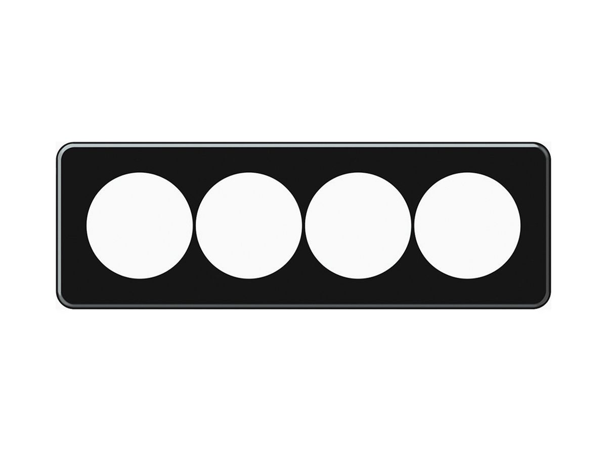 UP-Kopfzeile origin 1×4 horizontal 272×92mm schwarz