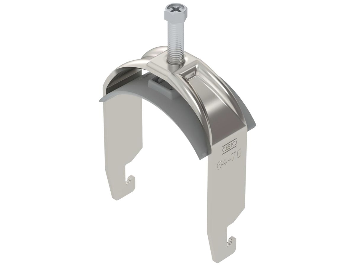 Schnellverleger BET 2056 U-Fuss Kunststoff 64…70mm 1×Kabel A2 1.4301