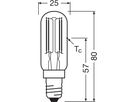 LED-Lampe LEDVANCE SPECIAL E14 5.9W 806lm 827 T8 klar Ø25×80mm
