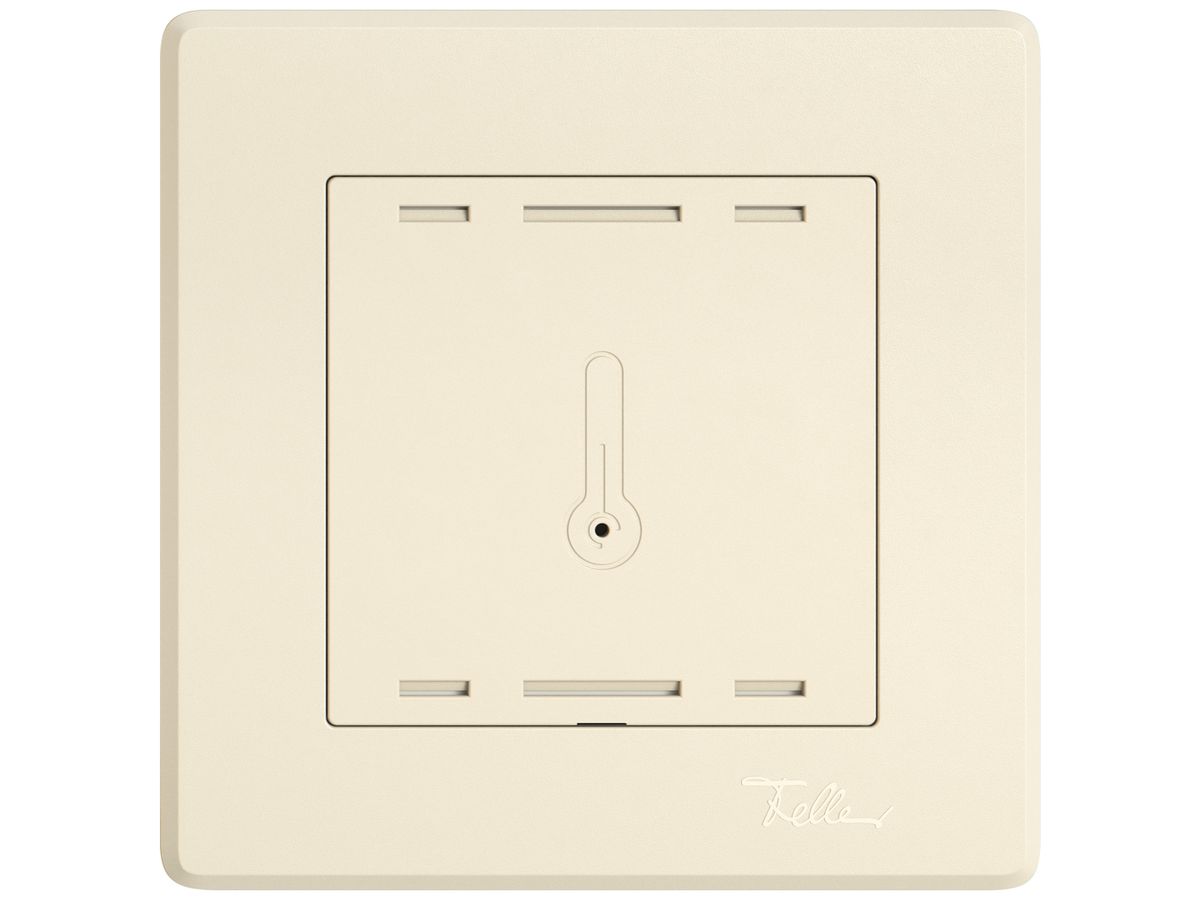 UP-Bedienaufsatz zu Raumtemperatursensor EDIZIO.liv Wiser SNAPFIX® 96×96mm cr