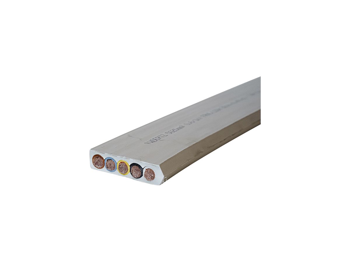 Flachkabel Woertz 5×25mm² halogenfrei grau UV B2ca