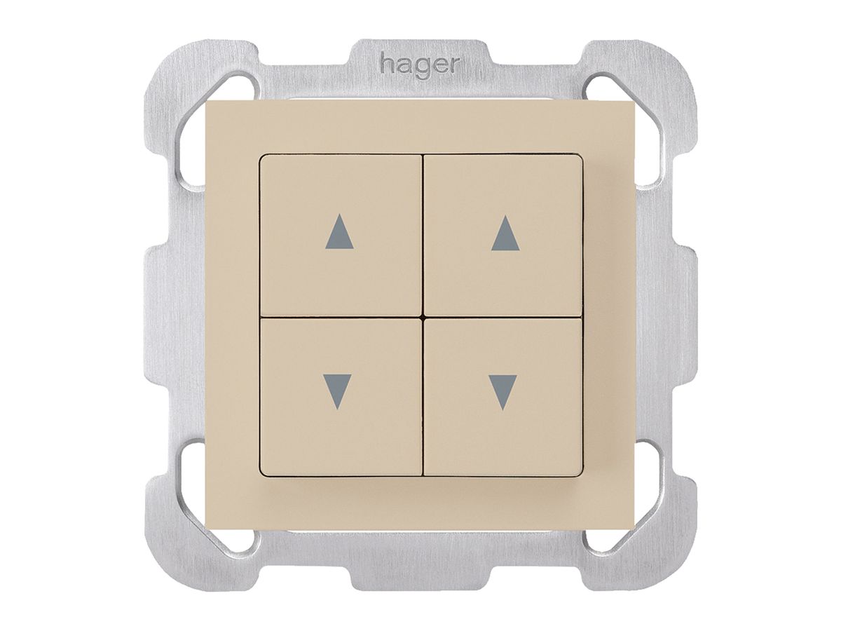 UP-Storenschalter kallysto B beige mit 4 Funktionstasten