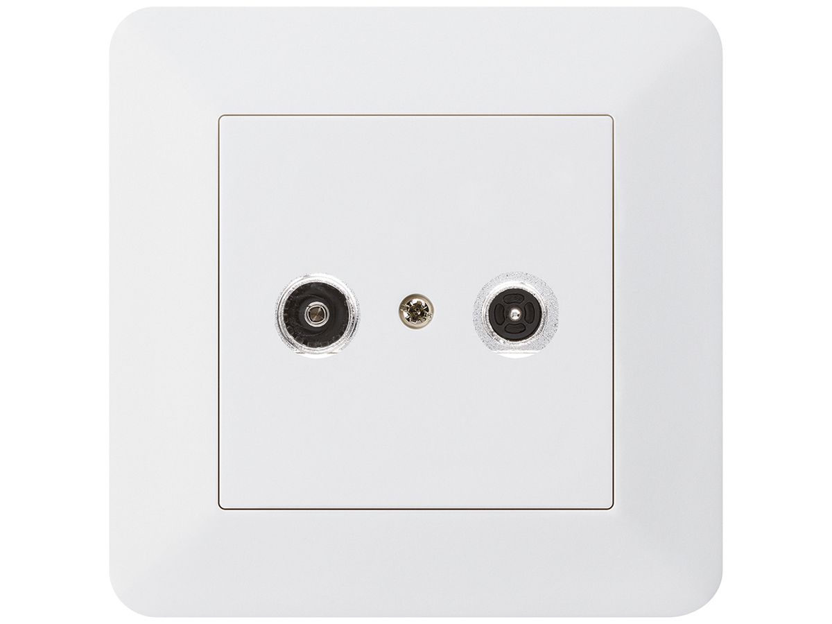 UP-Antennendose kallysto.trend R/TV 23dB 2GHz weiss
