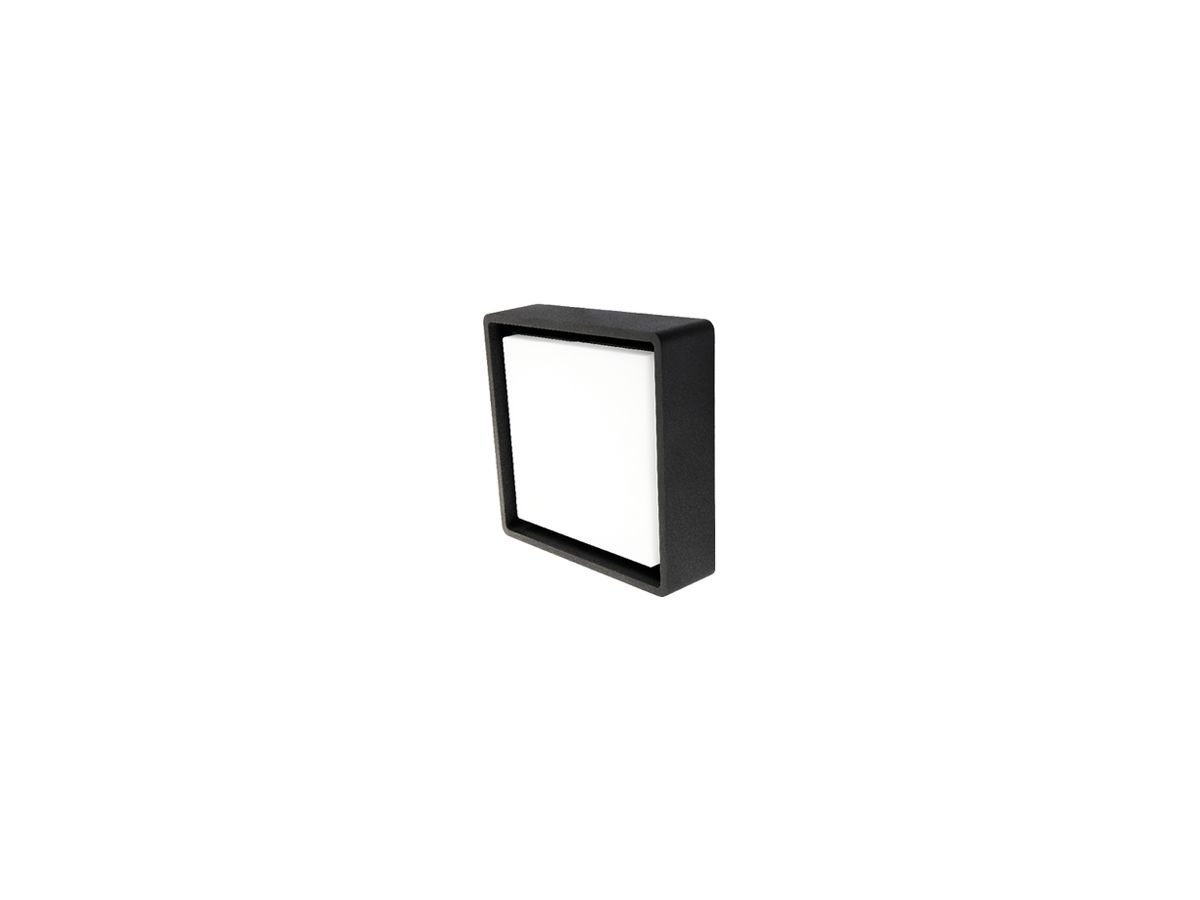 LED-Decken-/Wandleuchte SG Frame Square 7W 630lm 830 IP66 DIM 240×240 schwarz