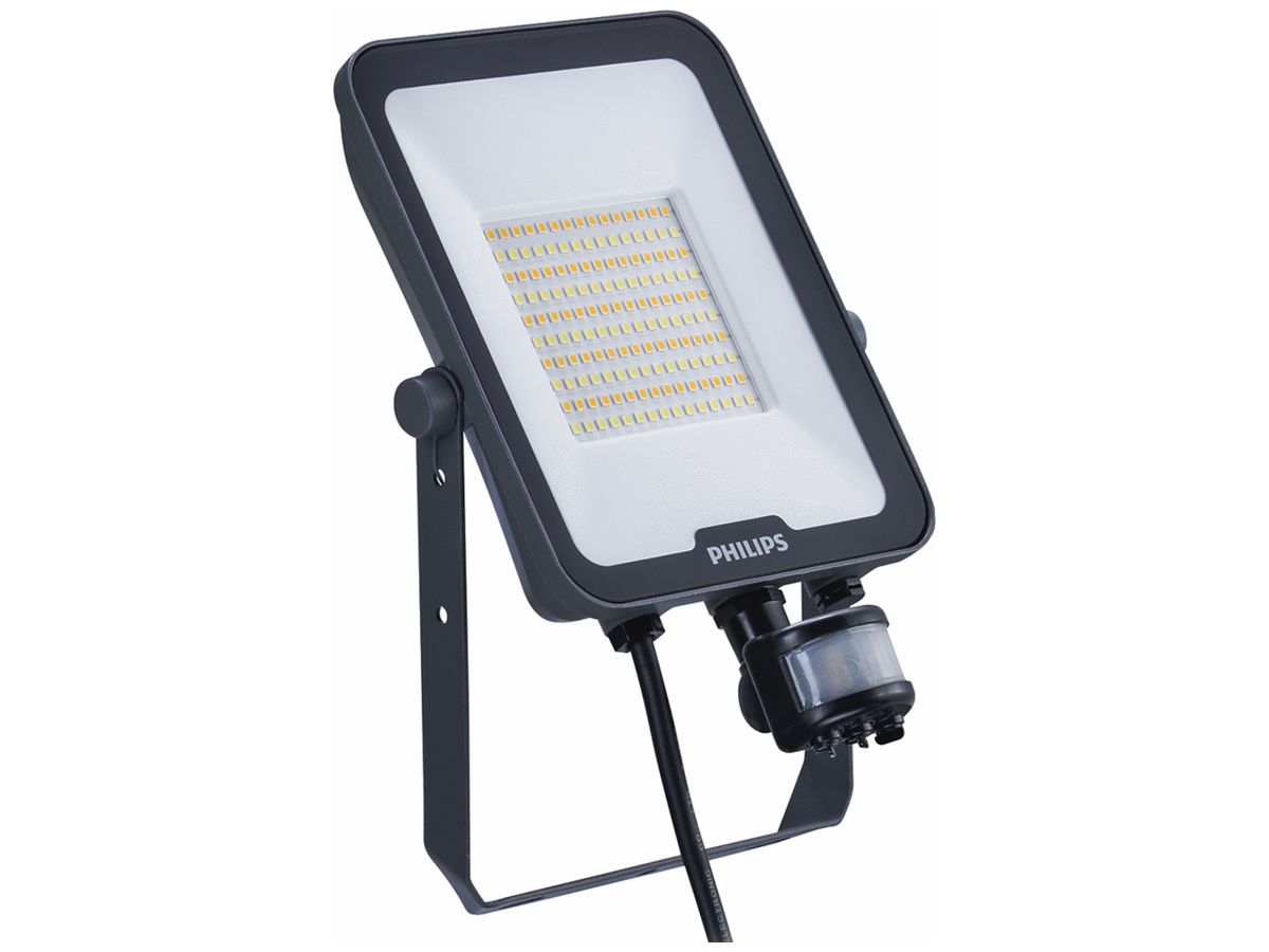 LED-Strahler Philips Ledinaire PIR SEN 50W 6000lm 830/840/865 IP65 110° 264×173