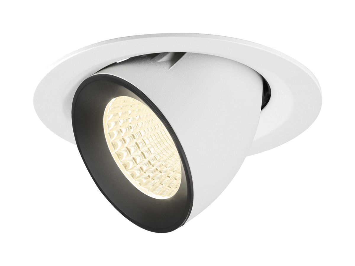 LED-Downlight SLV NUMINOS GIMBLE M 12W 1900lm 4000K WB DALI Ø120 ws/sz