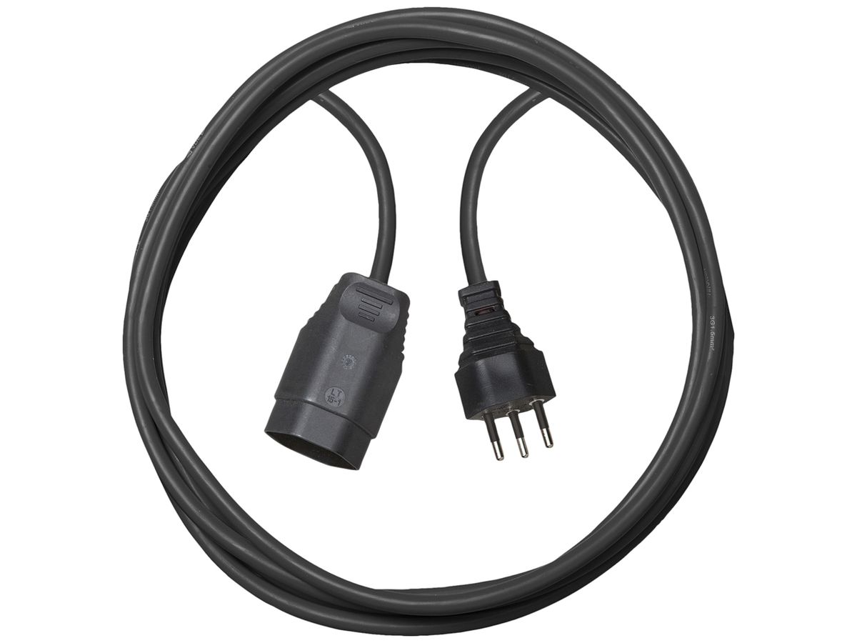 Verlängerungskabel Brennenstuhl PVC 10A 230V 3×1.5mm² T12/T13 5m sz