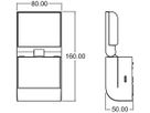 LED-Strahler theLeda S 8.5W 900lm 4000K weiss IP55