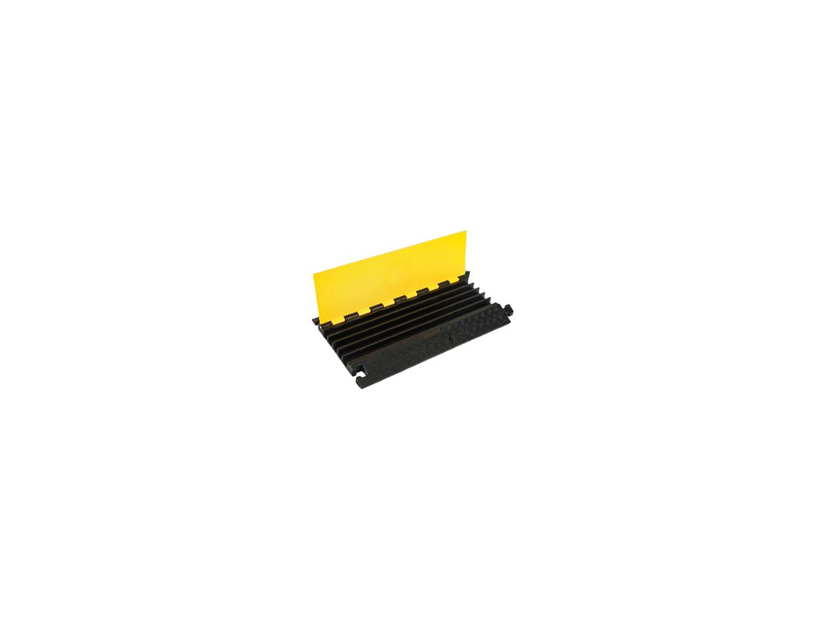 Aufboden-Leitungsführungskanal DEM CP-5 Gummi 445×48×800mm 34×31mm gb/sz