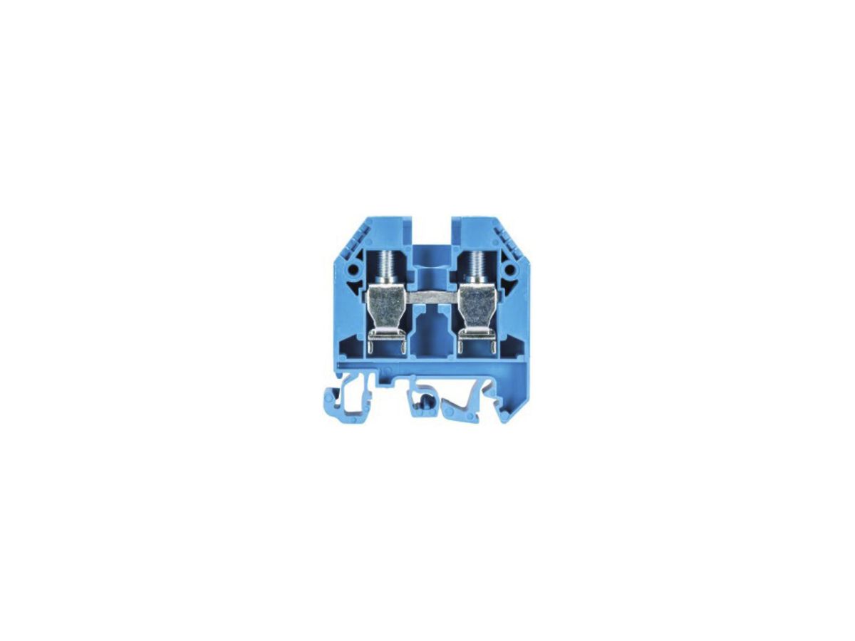 Durchgangs-Reihenklemme WKN 1.5…10mm² 57A 1000V 2×Schraub.1 Et.Sch.TH35/G32 hbl