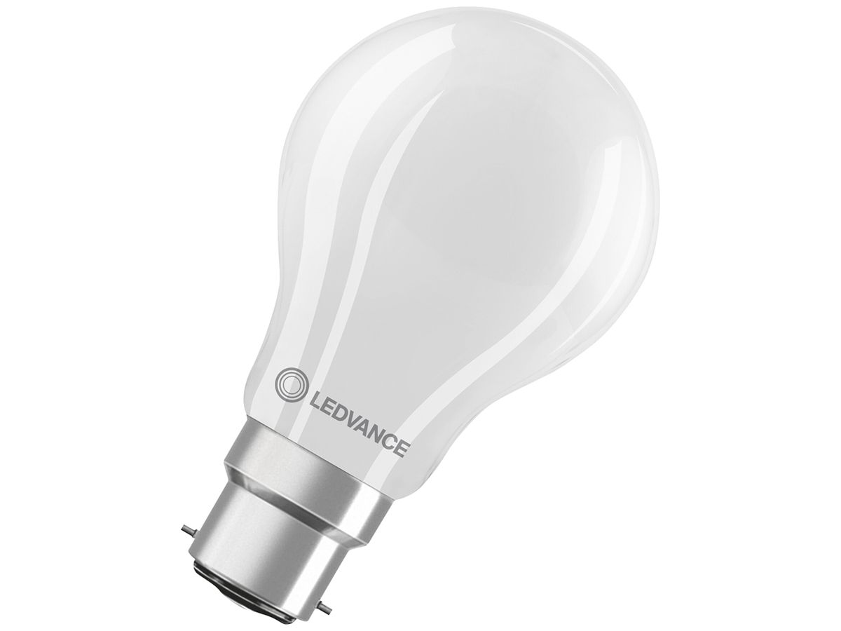 LED-Lampe LEDVANCE CLAS A B22d 7W 806lm 2700K DIM Ø60×104mm Typ A mattiert