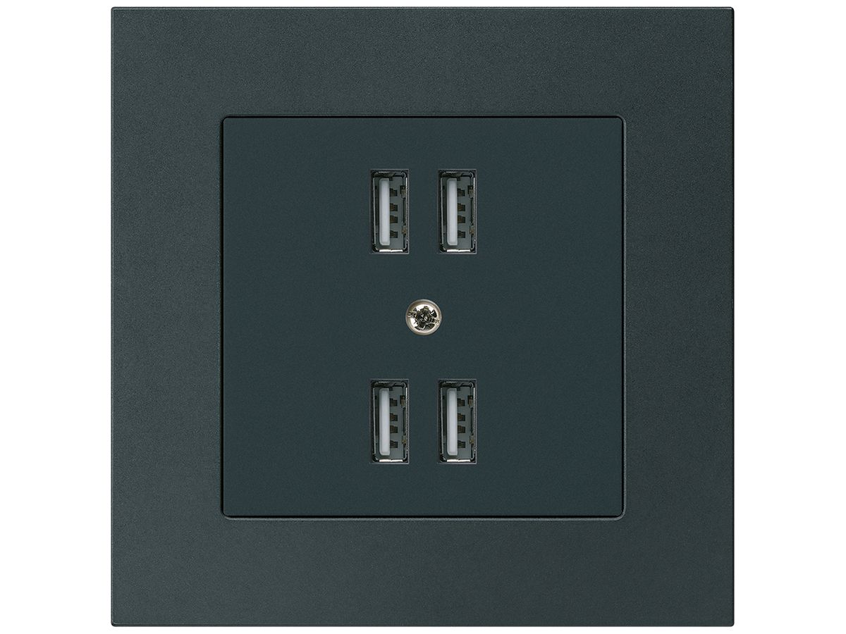 UP-Steckdose 4×USB kallysto.pro 2400mA schwarz
