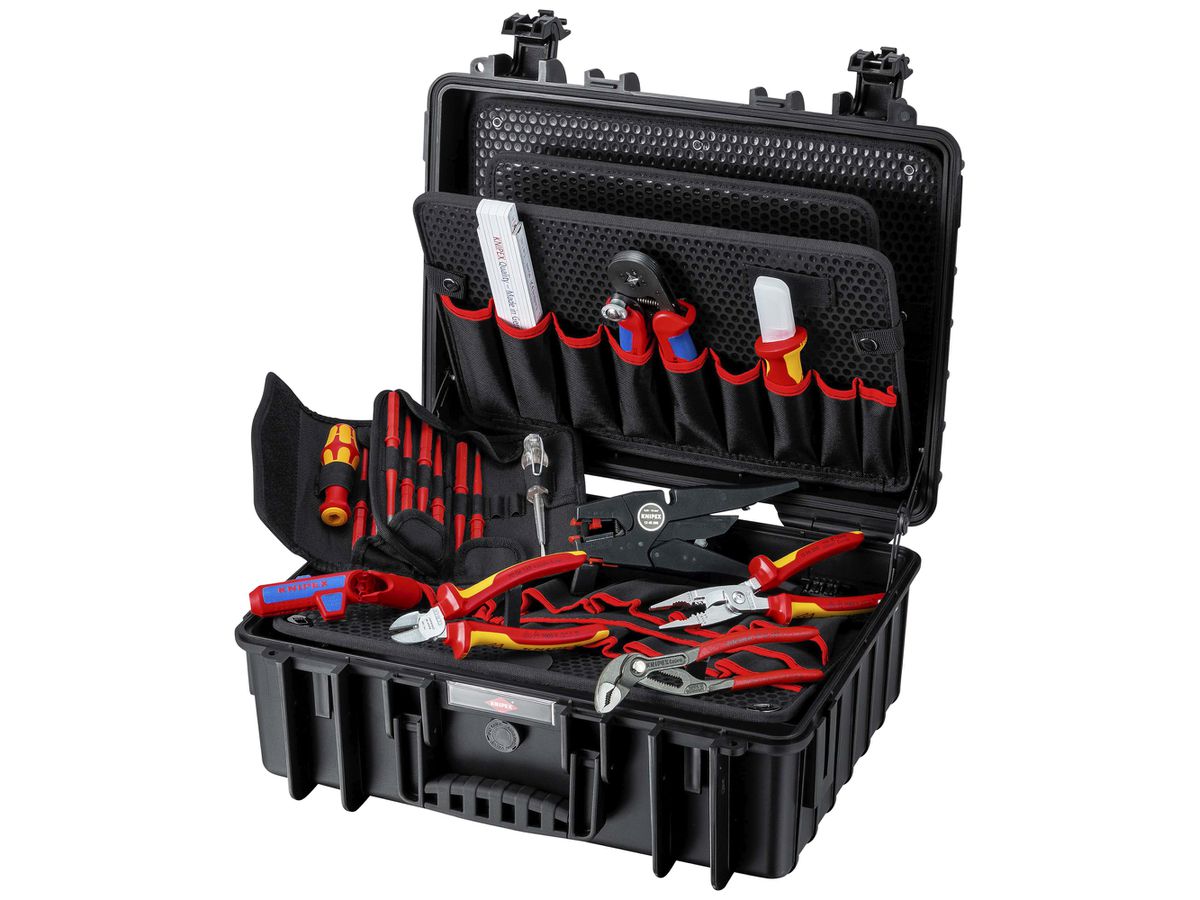 Werkzeugkoffer KNIPEX "Robust23" Elektro, 25-teilig