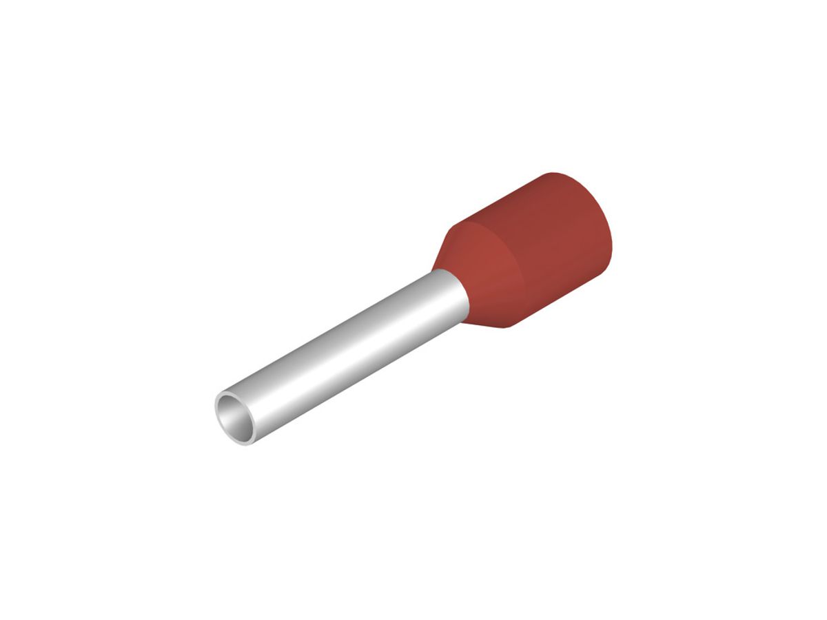Aderendhülse Weidmüller H isoliert 1.5mm² 10mm rot Mehrfachbeutel