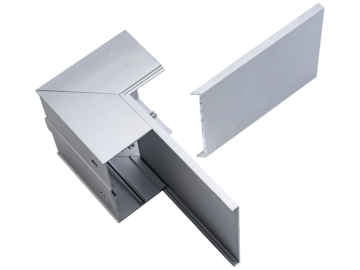 Inneneck ELBRO für Kabelkanal 110×60mm Aluminium silber eloxiert