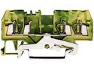 Schutzleiterklemme WAGO 2.5mm² grün/gelb
