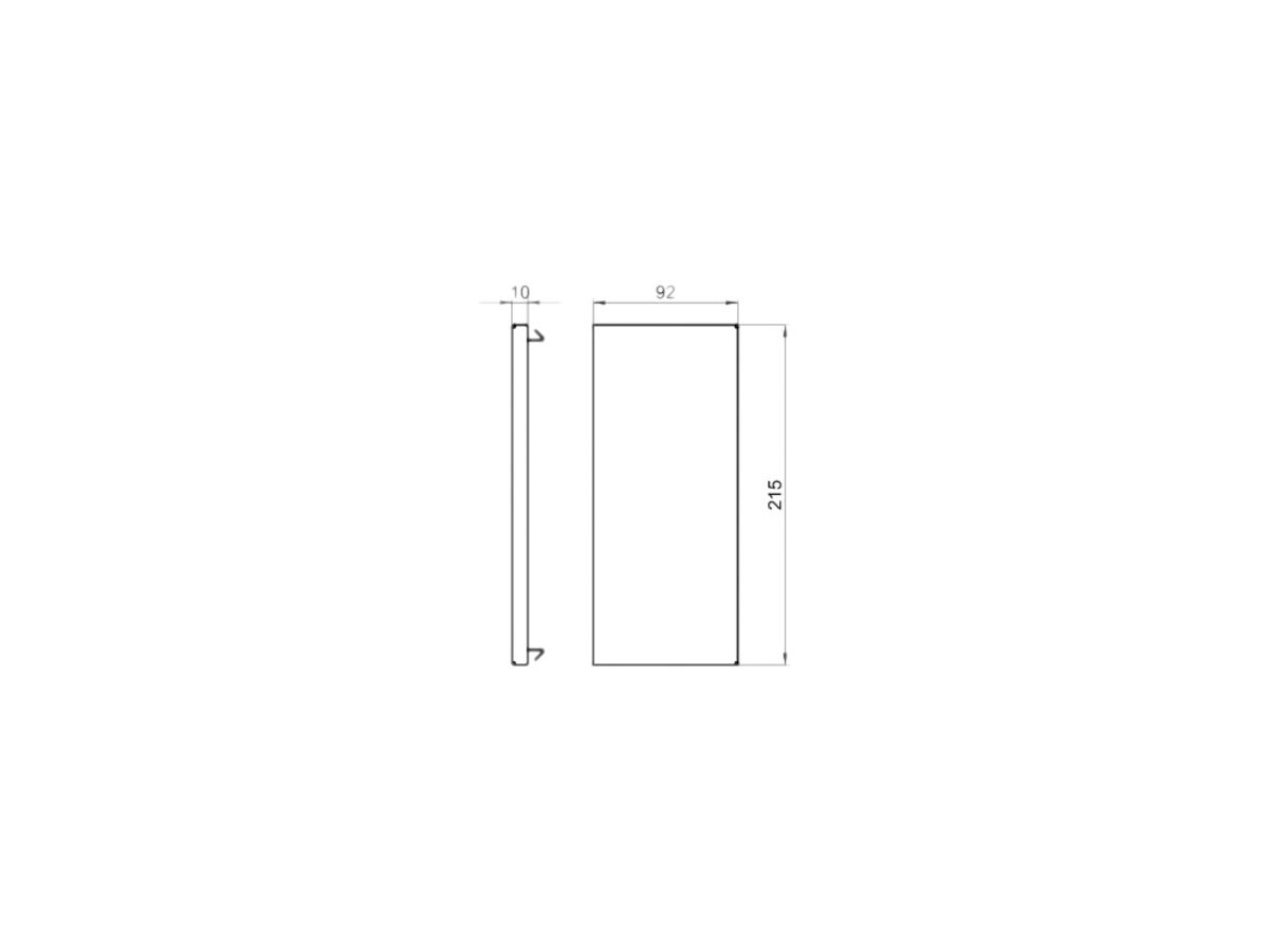 Endstück Bettermann GS-E90210 reinweiss