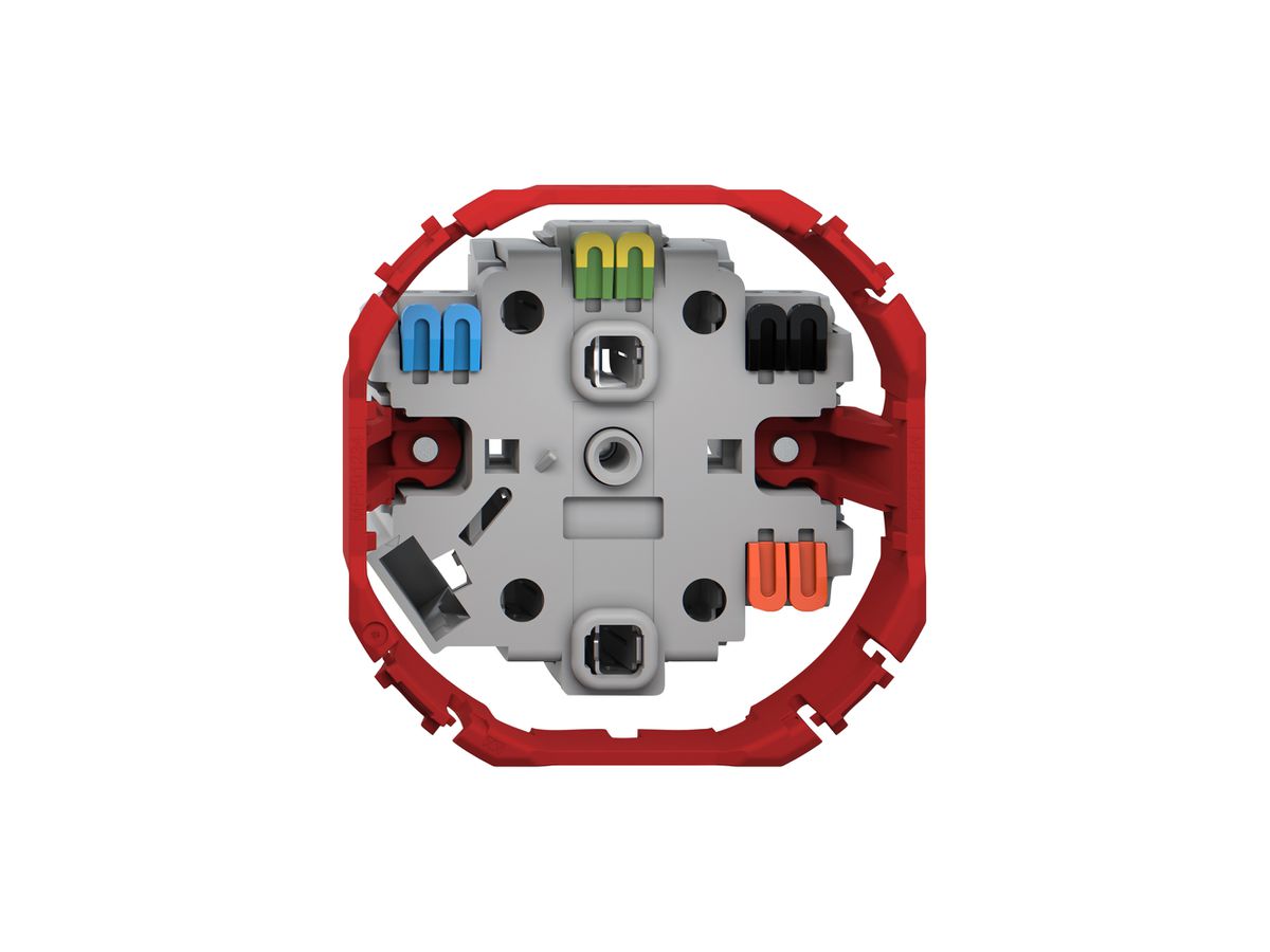 Steckdose Feller SNAPFIX® 2×T13 1×S