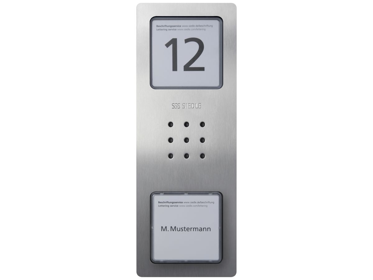 Aussenstation Audio Siedle Compact Bus-System 1 12VAC 226×83×29mm IP54