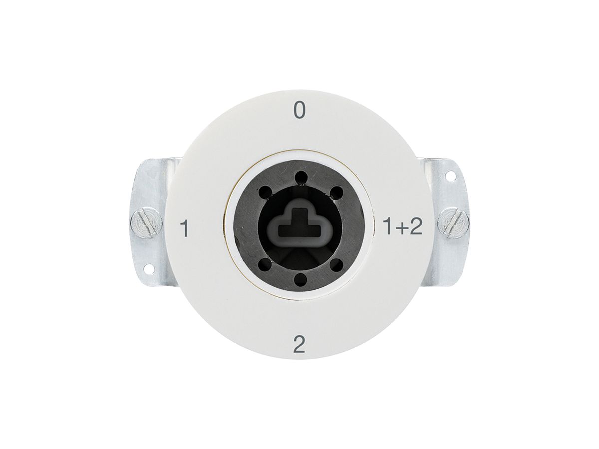 Schlüsselschalter 1/1L basico weiss ohne Zylinder