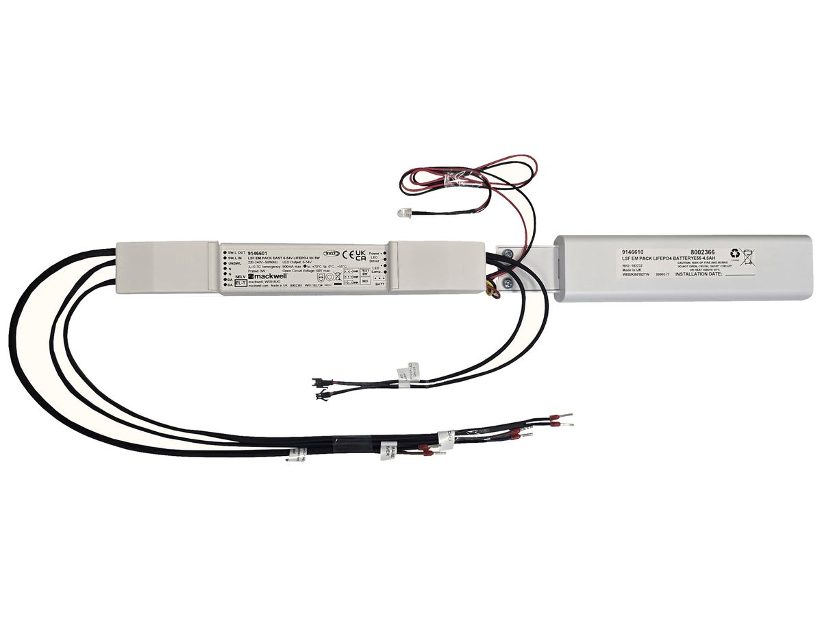 Notlicht-Set Sylvania LifeSave DAST RC 3W LED 3h ST