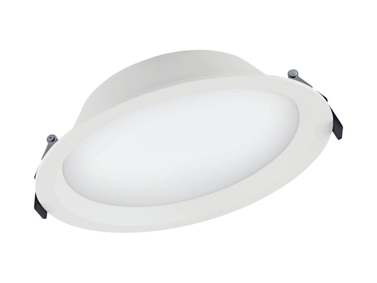 EB-LED-Decken-Notleuchte LDV ALU DN200, 25W 2370lm 6500K 3h AT IP44 weiss