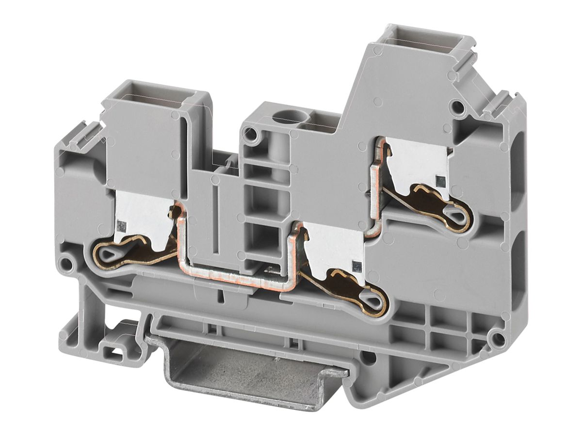 Durchgangsklemme PX XTV 6-TWIN 1000V 41A 0.5…10mm² grau