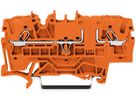 Trennmessklemme WAGO TOPJOB-S 2L 2.5mm² orange konturengleich