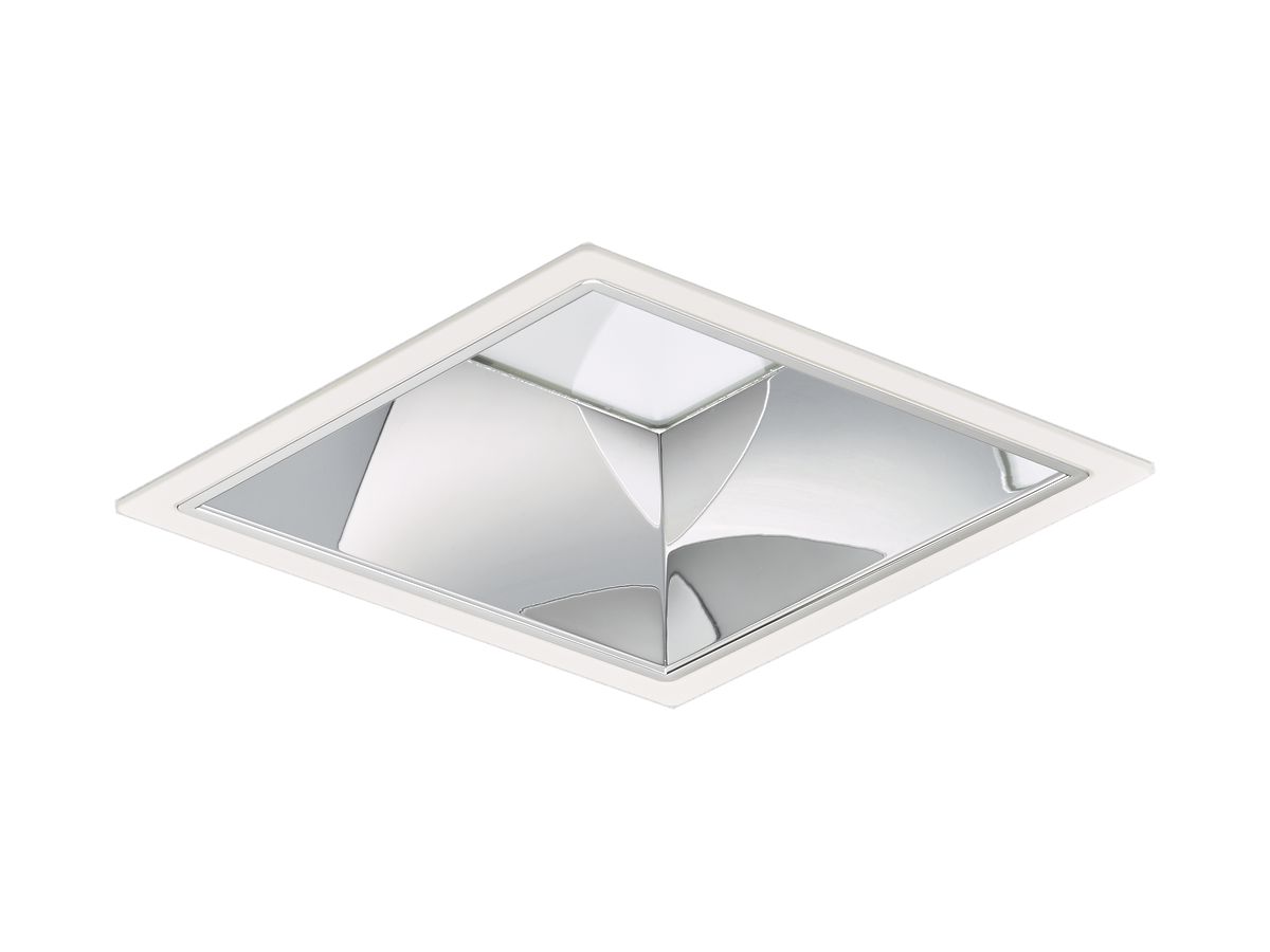 EB-LED-Deckenleuchte LuxSpace Compact Square DN572B LED20S/830 POE C WH