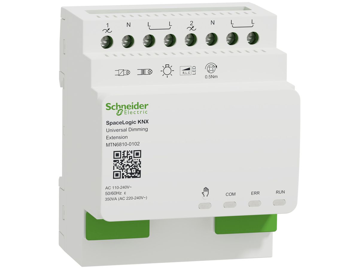 REG-KNX-Erweiterung Dimmer Schneider Electric SpaceLogic 2-fach, Extension