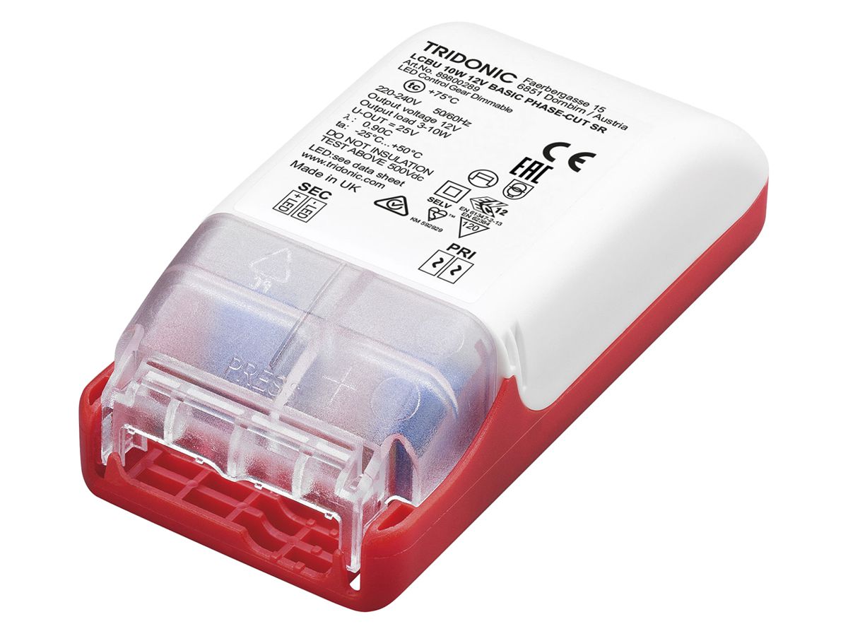 LED-Konverter Talexx 12V LCBU 10W 830mA Basic phase-cut