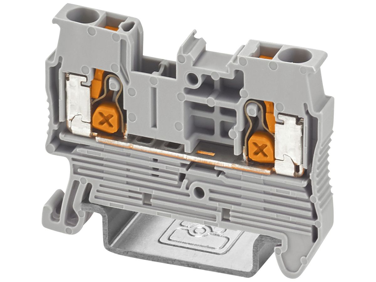 Durchgangs-Reihenklemme PX XT 2,5 4mm² 24A 800V 2×1 TH35 gu