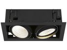 LED-Downlight SLV KADUX 2×27W 3400lm 940 30° DALI 370×195mm schwarz