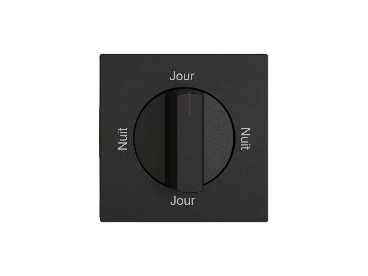 Montageset EDIZIO.liv SNAPFIX® f.Drehschalter m.Griff Nuit-Jour-Nuit-Jour sz