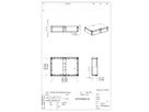 Apparate-Gehäuse RW CUBO O 400×600×130mm OPCP G OHI CP 1H grau