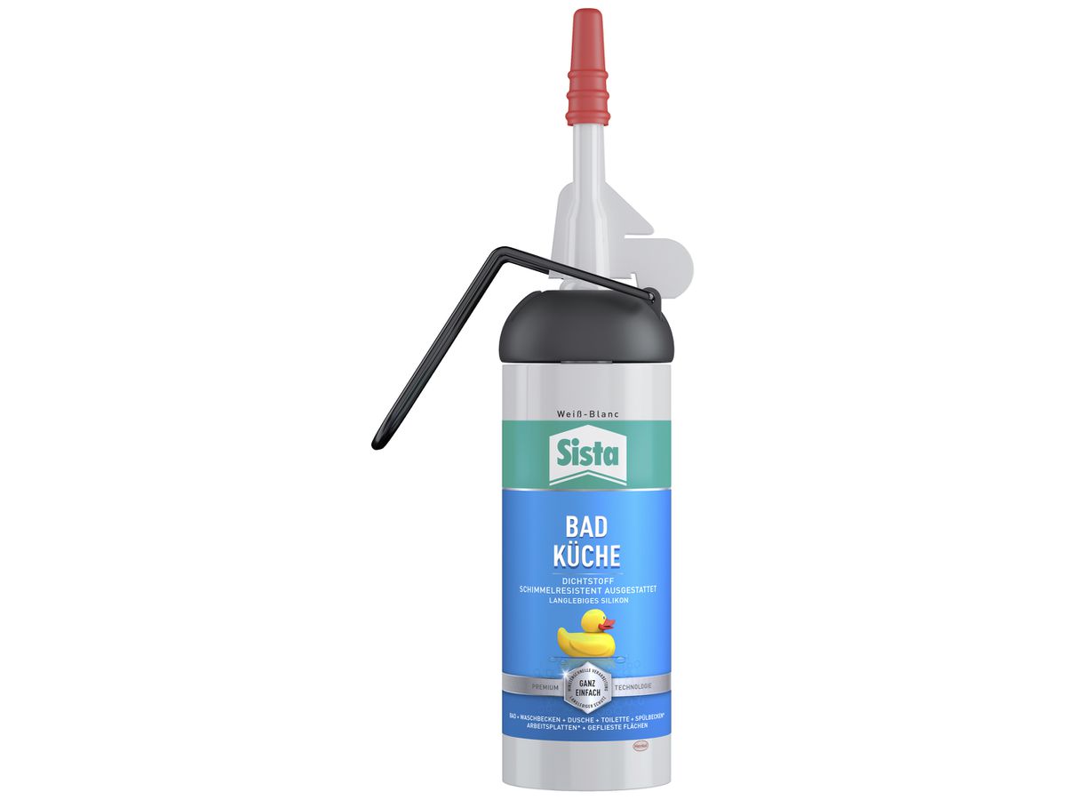 Dichtmasse Henkel Sista Silikonbasis Kartusche weiss 100ml