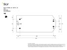 Trafo-Gehäuse SLV 48V TRACK DALI links schwarz