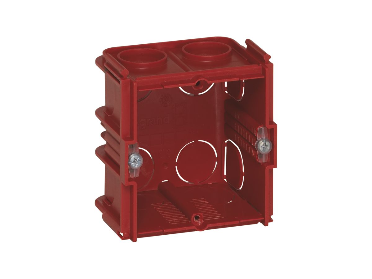 Einlasskasten BATIBOX 2 mod. für Mauerwerk T=50mm rot