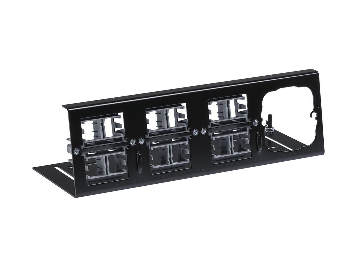Grundset R&M für HWSforte für 12×Kat.5e/6 ungeschirmt schwarz