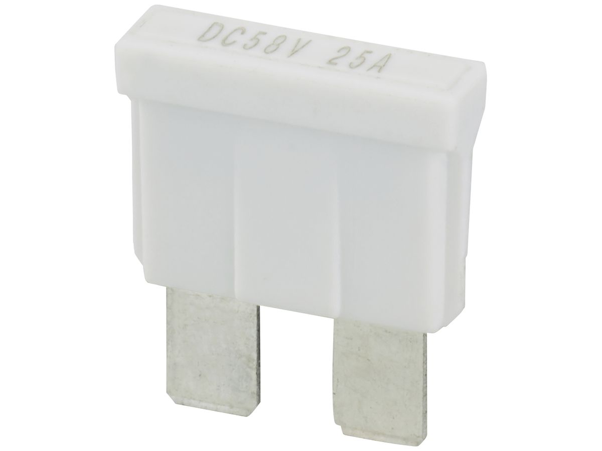 Flachsicherung PX FUSE 25A/58V TAC ATO Typ C weiss