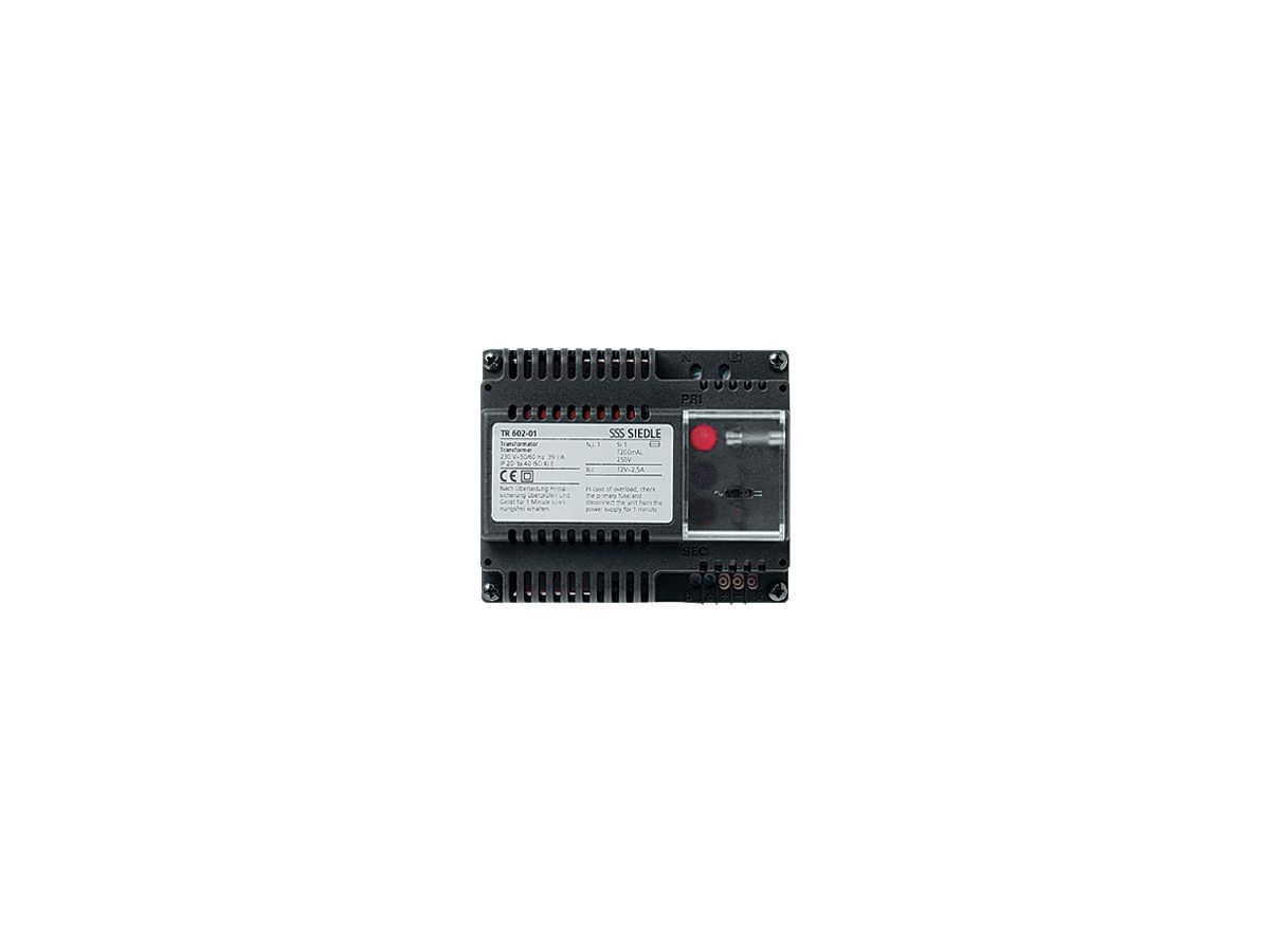 REG-Transformator Siedle 230V AC 2500mA 107×89×60mm